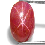 5.47-Carat Majestic Unheated Pinkish Red Star Ruby from Burma