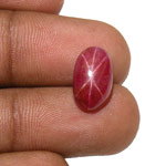 5.47-Carat Majestic Unheated Pinkish Red Star Ruby from Burma