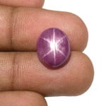 8.42-Carat Intense Purple Vietnamese Star Ruby (Sharp Star)