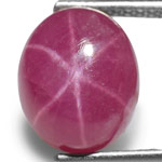 5.36-Carat Attractive Pinkish Red Vietnamese Star Ruby (AIGS)