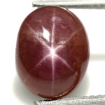 5.24-Carat Vietnamese Purplish Brown Star Ruby (Unheated)