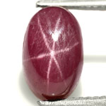 4.66-Carat Vietnamese Purple Star Ruby with Super Sharp Star