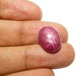 12.43-Carat Rare Double-Star Ruby from Vietnam (Unheated)