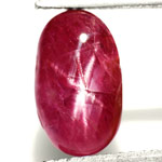 3.05-Carat Dark Pinkish Red Star Ruby from Burma