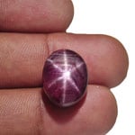 24.32-Carat AIGS-Certified Unheated Pinkish Purple Star Ruby