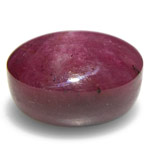 24.49-Carat Large Purplish Red Star Ruby from India (Unheated)