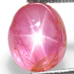 4.11-Carat Lively Intense Pink Star Ruby from Burma (Unheated)