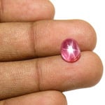 4.11-Carat Lively Intense Pink Star Ruby from Burma (Unheated)