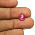 2.75-Carat Deep Pink Star Ruby from Burma (Unheated)