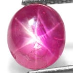 2.17-Carat Wonderful Purplish Red Burmese Star Ruby