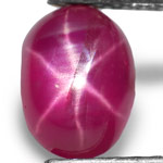 1.79-Carat Burmese Star Ruby with Sharp Dancing 6-Ray Star