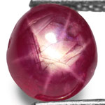 1.91-Carat Magenta Red Star Ruby from Mogok, Burma