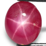 1.79-Carat Natural & Untreated Burmese Star Ruby with Sharp Star