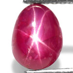 1.38-Carat Burmese Star Ruby with Super Sharp 6-Ray Star