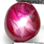 1.30-Carat Unheated Blood Red Star Ruby from Burma