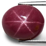 8.39-Carat Pinkish Purple Star Ruby from Vietnam