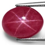 5.56-Carat Beautiful Pinkish Purple Vietnamese Star Ruby