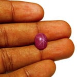 5.56-Carat Beautiful Pinkish Purple Vietnamese Star Ruby