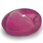 1.16-Carat Purplish Pink Burmese Star Ruby with Razor-Sharp Star