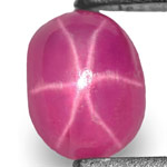 0.38-Carat Unheated Purplish Pink Star Ruby from Burma