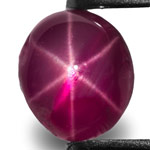 1.32-Carat Pinkish Red Star Ruby from Quy Chau Mines (Vietnam)