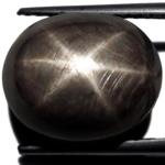 21.57-Carat Elegant Black Star Sapphire from Sierra Leone