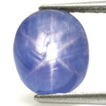 3.82-Carat Intense Blue Natural Star Sapphire from Burma