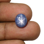 5.19-Carat Greyish Blue Star Sapphire from Burma