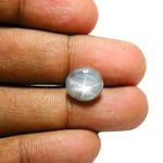 5.71-Carat Sri Lankan Grey Star Sapphire (Extremely Sharp Star)