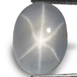 2.93-Carat Wonderful VVS-Clarity Grey Star Sapphire (AIGS)