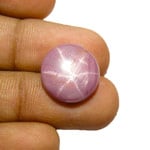 13.38-Carat Light Purple 6-Ray Star Sapphire from Vietnam