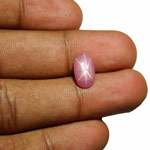 3.53-Carat Magnificent 6-Ray Pink Star Sapphire from Vietnam