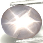 2.90-Carat Grey Star Sapphire with Razor-Sharp 6-Ray Star