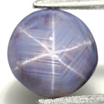 3.02-Carat Golden-Blue Star Sapphire with Super Sharp Star