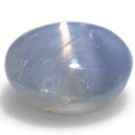 8.98-Carat Sky Blue Burmese Star Sapphire with Dancing Star