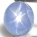 5.16-Carat Pleasing Sky Blue Star Sapphire from Burma