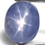 5.51-Carat Dark Blue Star Sapphire from Mogok, Burma