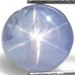 6.24-Carat Excellent Sky Blue Star Sapphire from Burma