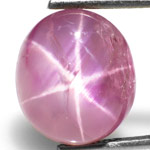 6.12-Carat Wonderful Intense Pink 6-Ray Burmese Star Sapphire