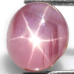 6.60-Carat Dark Pink Star Sapphire with Super Sharp Star