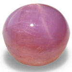 6.60-Carat Dark Pink Star Sapphire with Super Sharp Star