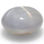 6.17-Carat Greyish White Burmese Star Sapphire