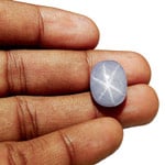 17.72-Carat Whitish Blue Star Sapphire from Mogok, Burma