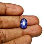 7.95-Carat Attractive Cornflower Blue Star Sapphire from Burma