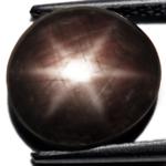 6.07-Carat Splendid African Black Star Sapphire