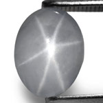 2.82-Carat Splendid VS-Clarity Bluish Grey Star Sapphire