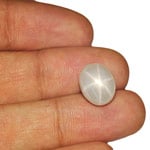 13.43-Carat Outstanding Yellowish White Star Sapphire