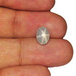 4.79-Carat Pleasing Greyish White Star Sapphire from Sri Lanka