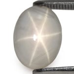 3.52-Carat Near-Colorless Star Sapphire from Sri Lanka