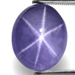 13.52-Carat Transparent Deep Blue Star Sapphire from Sri Lanka